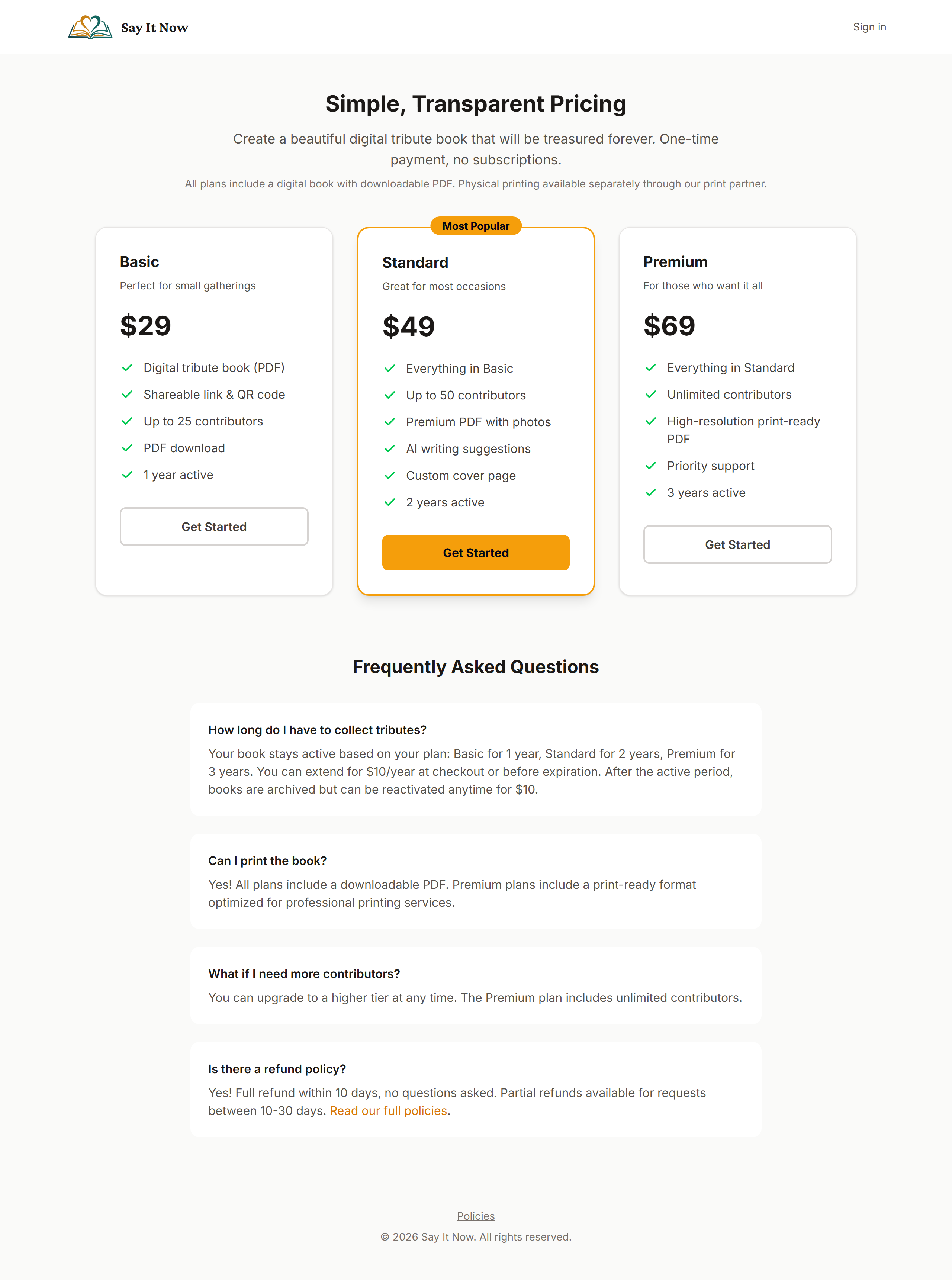 Pricing after: shows $29, $49, $69 with digital clarification