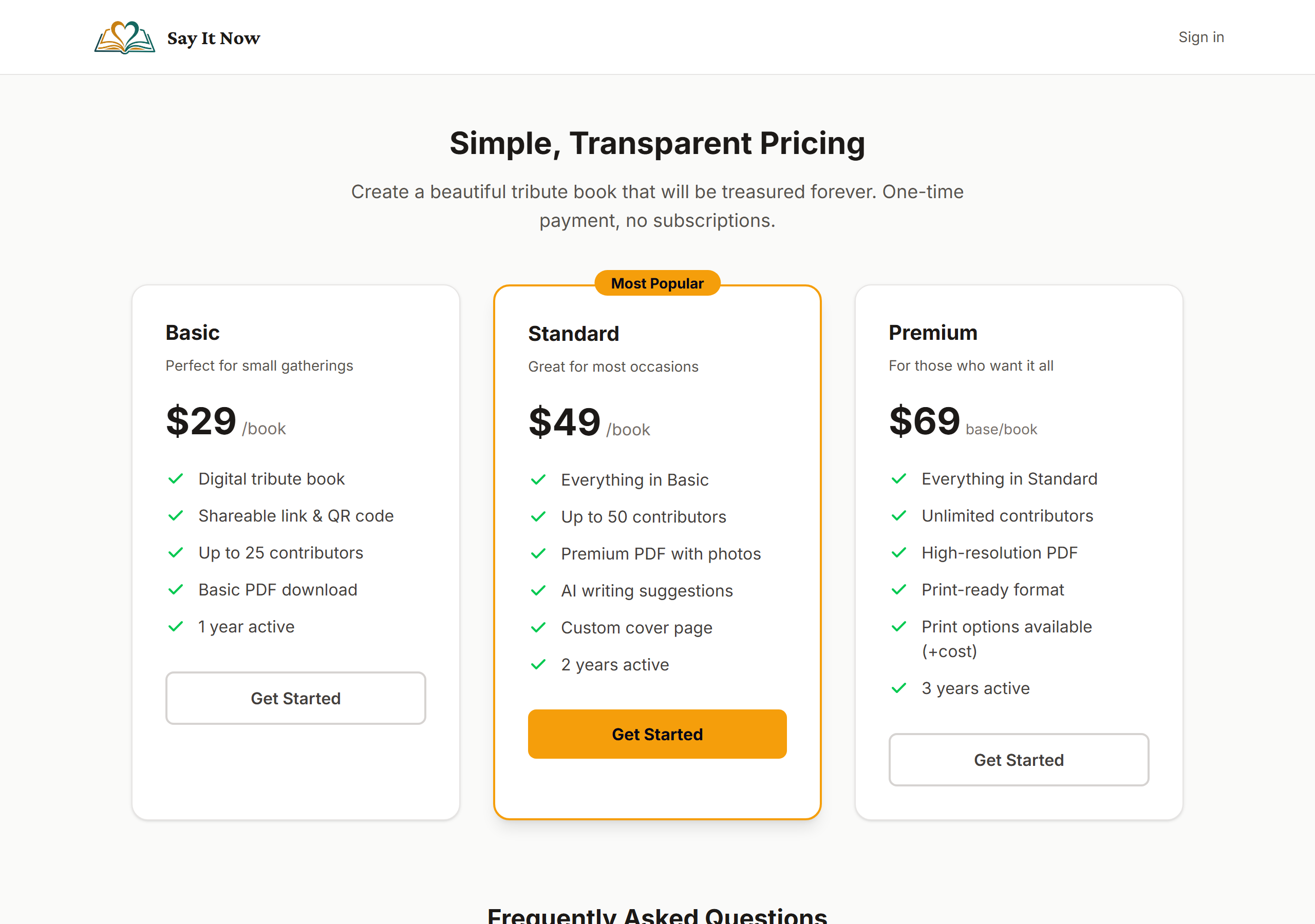 Pricing before: shows $29/book, $49/book, $69 base/book